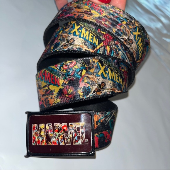 X-men marvel super hero Ratchet Belt Hulk Spider Man Thor Iron Man comics 45” L - Picture 13 of 15